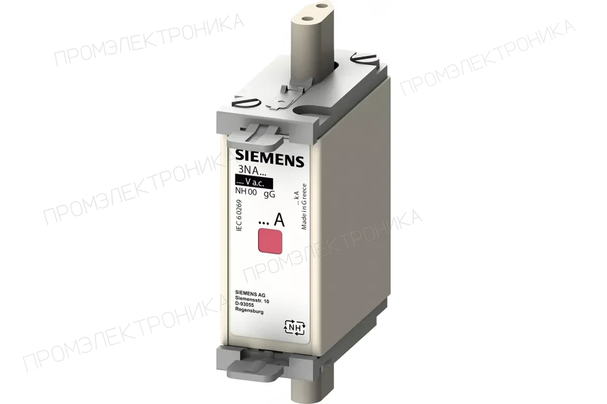 Siemens 3NA6802 — Плавкие вставки LV HRC