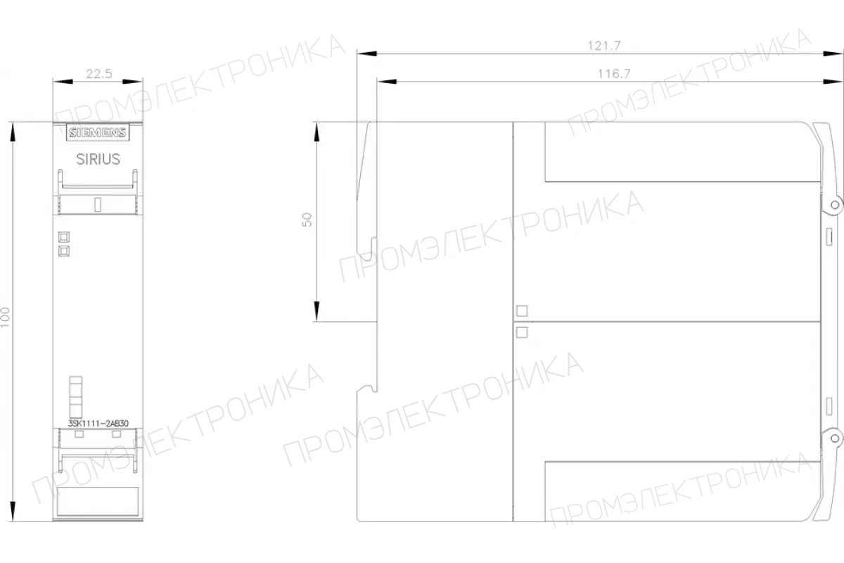 Siemens 3TF2000-6BB40-0KC0 — Контактор