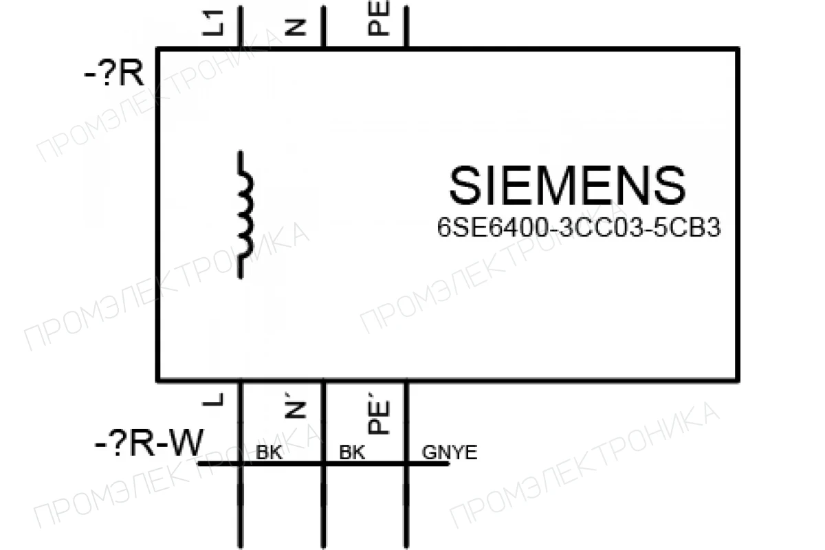 Siemens 6SE6400-4BD21-2DA0 — Micromaster 4 тормозной резистор