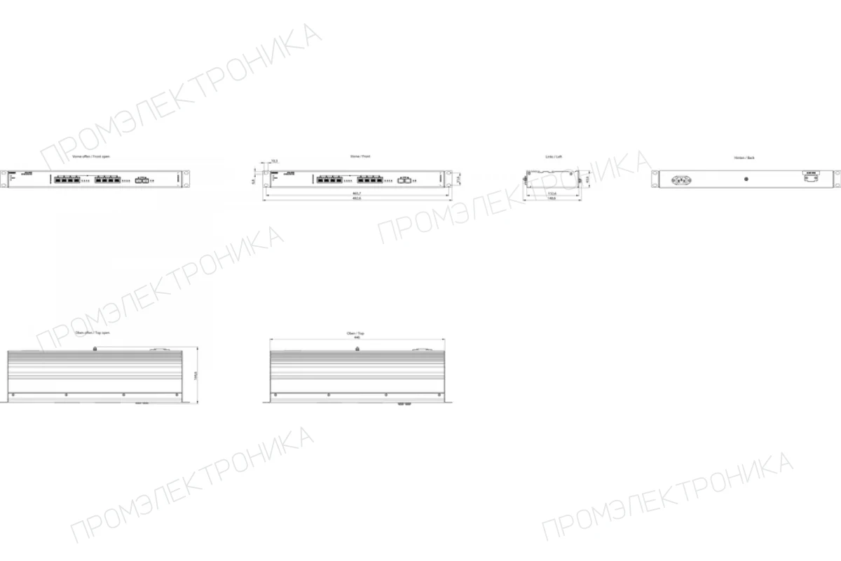 Siemens 6GK5124-0BA00-2AC2 — Scalance xc124 промышленный неуправляемый коммутатор industrial ethernet