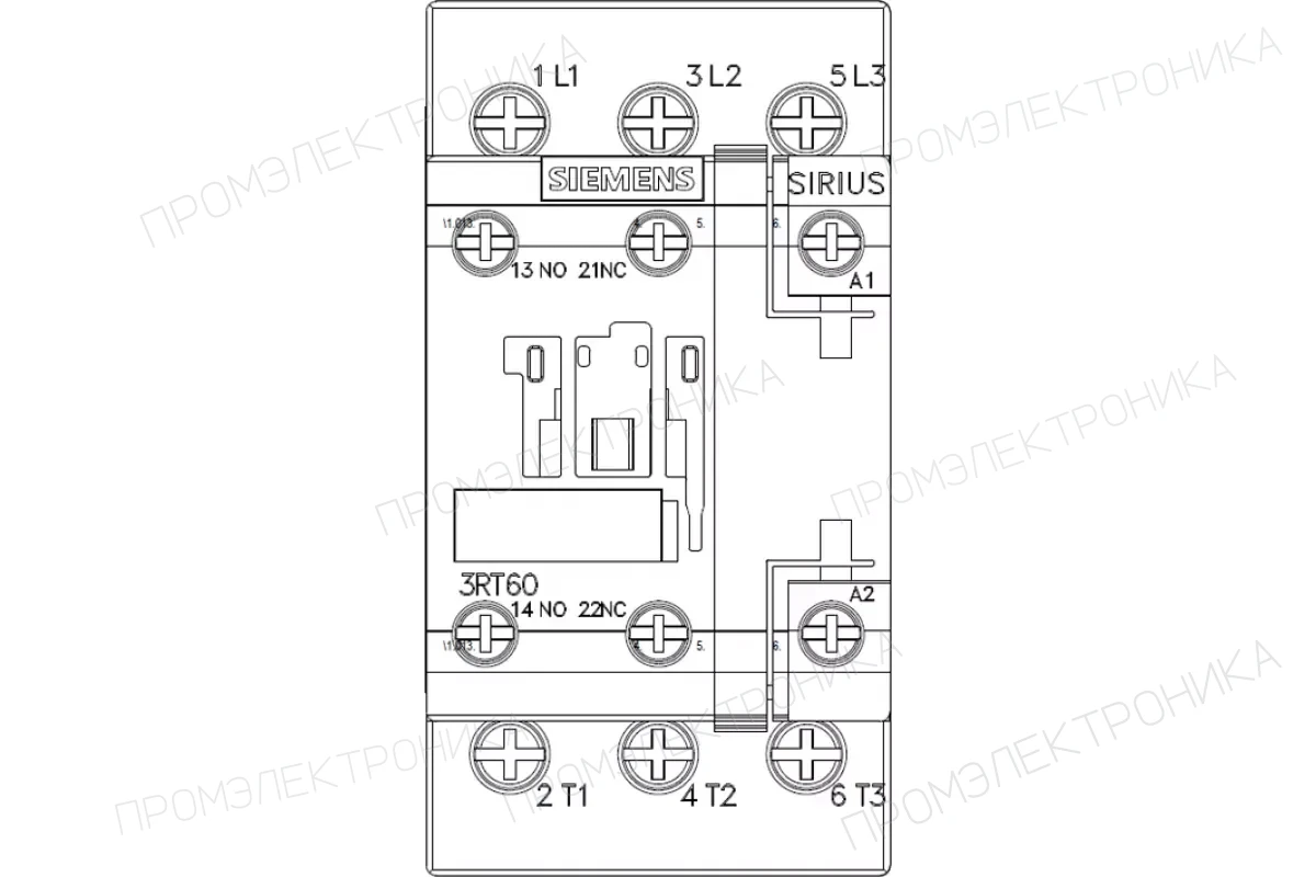 Siemens 3RT6023-1AN20 — Контактор AC