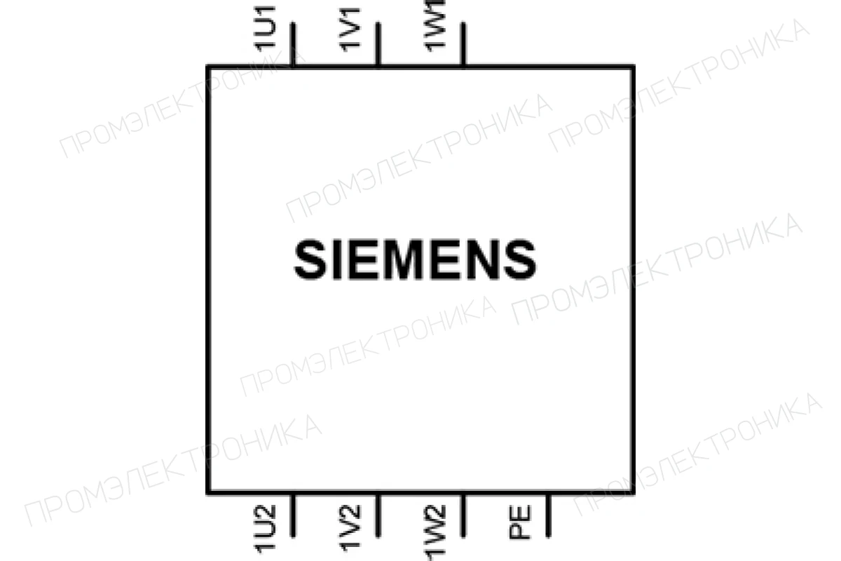 Siemens 6SL3202-0AE20-3SA0 — Sinamics синусоидальный фильтр для силового модуля fsa накладной