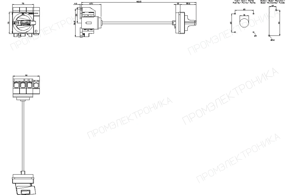 Siemens 3LD5210-0TK13 — компонент энергетического оборудования