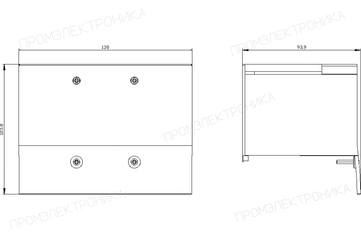 Siemens 3VA9353-0KB03 — Крышка клеммника для втычн