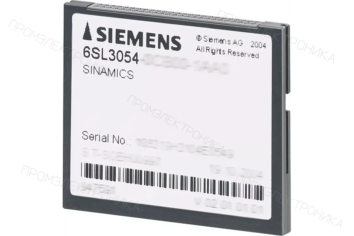 Siemens 6SL3054-4AG00-2AA0-Z E01 — Карты памяти