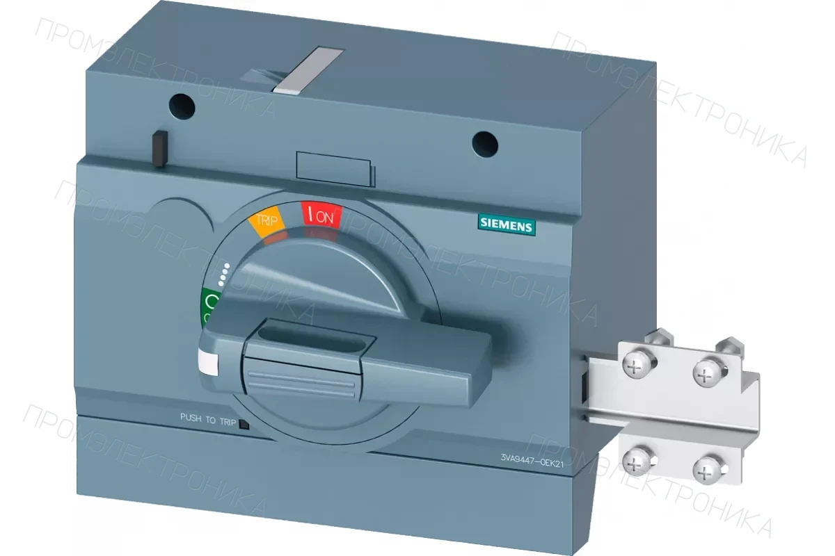 Siemens 3VA9447-0EK15 — Фронтальный поворотный привод для аварийного отключения мэк