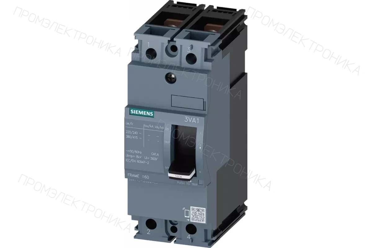 Siemens 3VA1116-3ED32-0AA0 — 3VA автоматические выключатели в литом корпусе до 250 A
