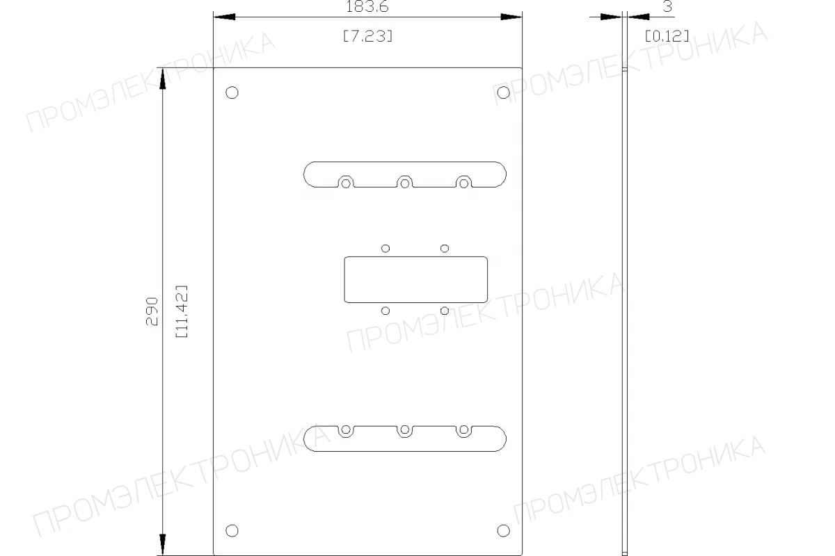 Siemens 3VA9244-0QE00 — Задний плоский контакт