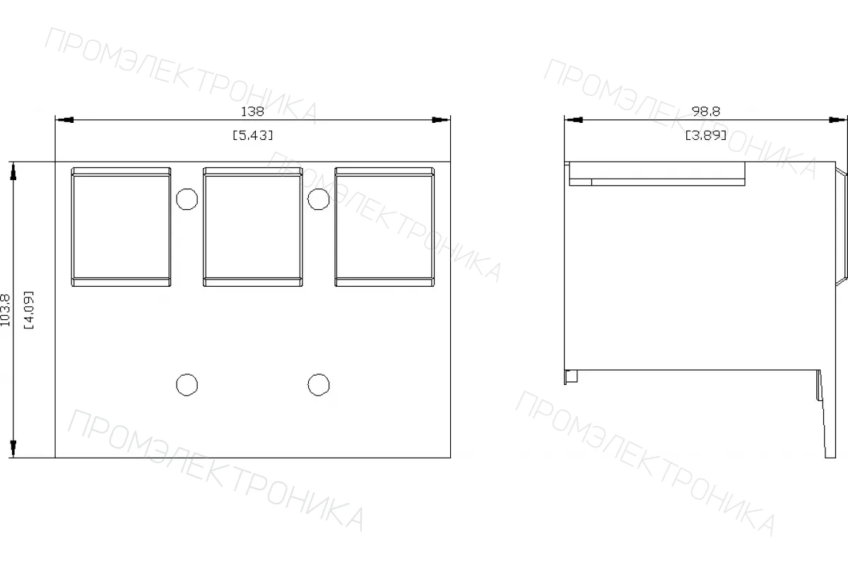 Siemens 3VA9471-0WD40 — Клеммная крышка