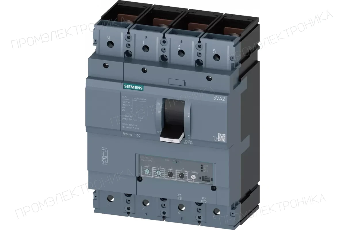 Siemens 3VA2440-7HK32-0AA0 — 3VA автоматические выключатели в литом корпусе до 250 A