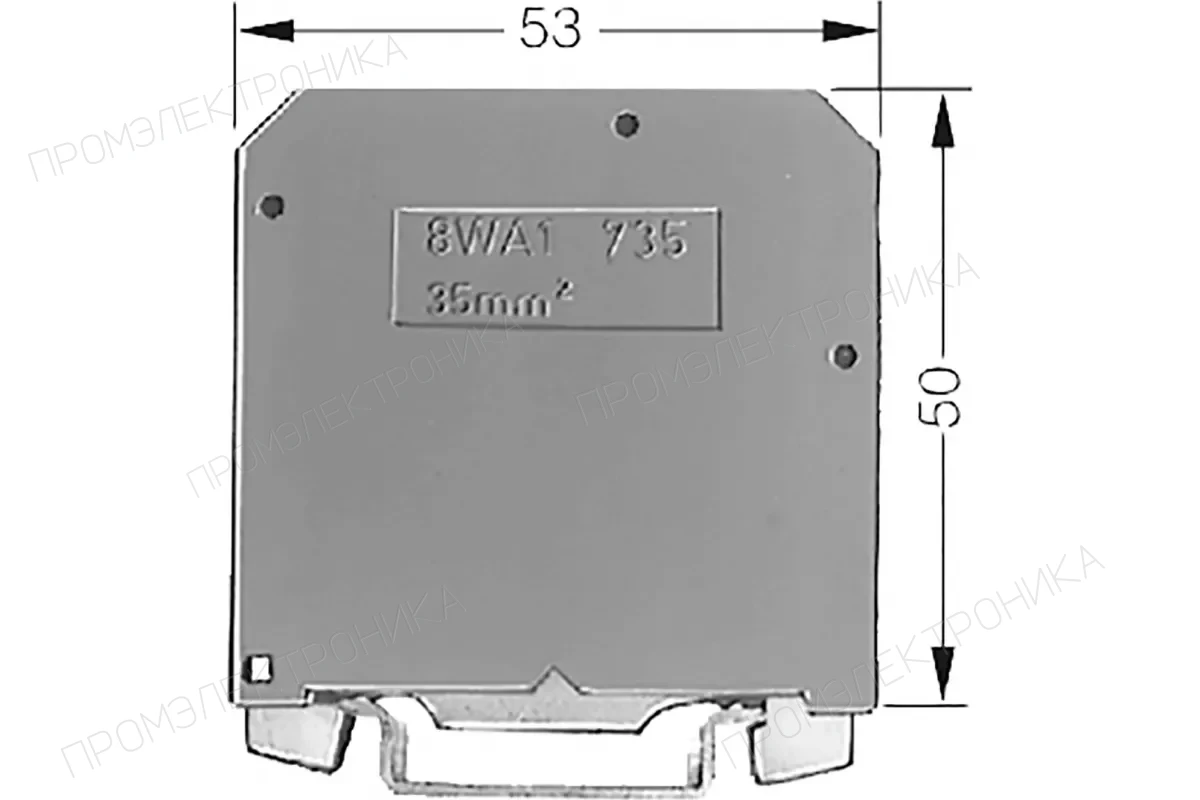 Siemens 8WA1011-1PK00 — Клеммы 8WA