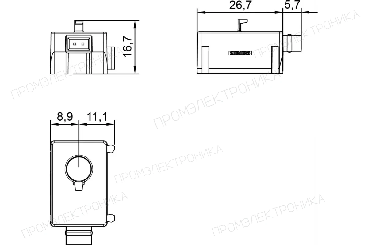 Siemens 7KT1238 — Планка на