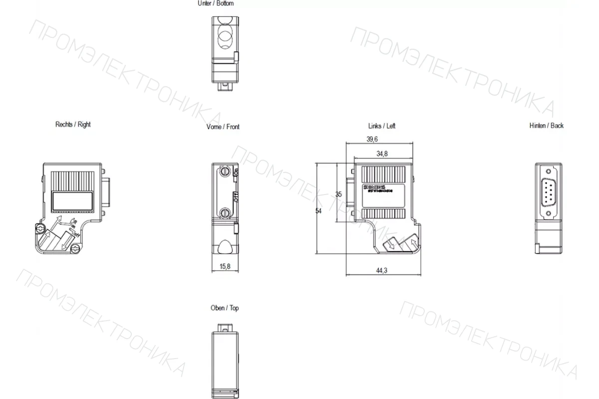 Siemens 6XV1881-2A — IE FC TP кабель 2 х 2