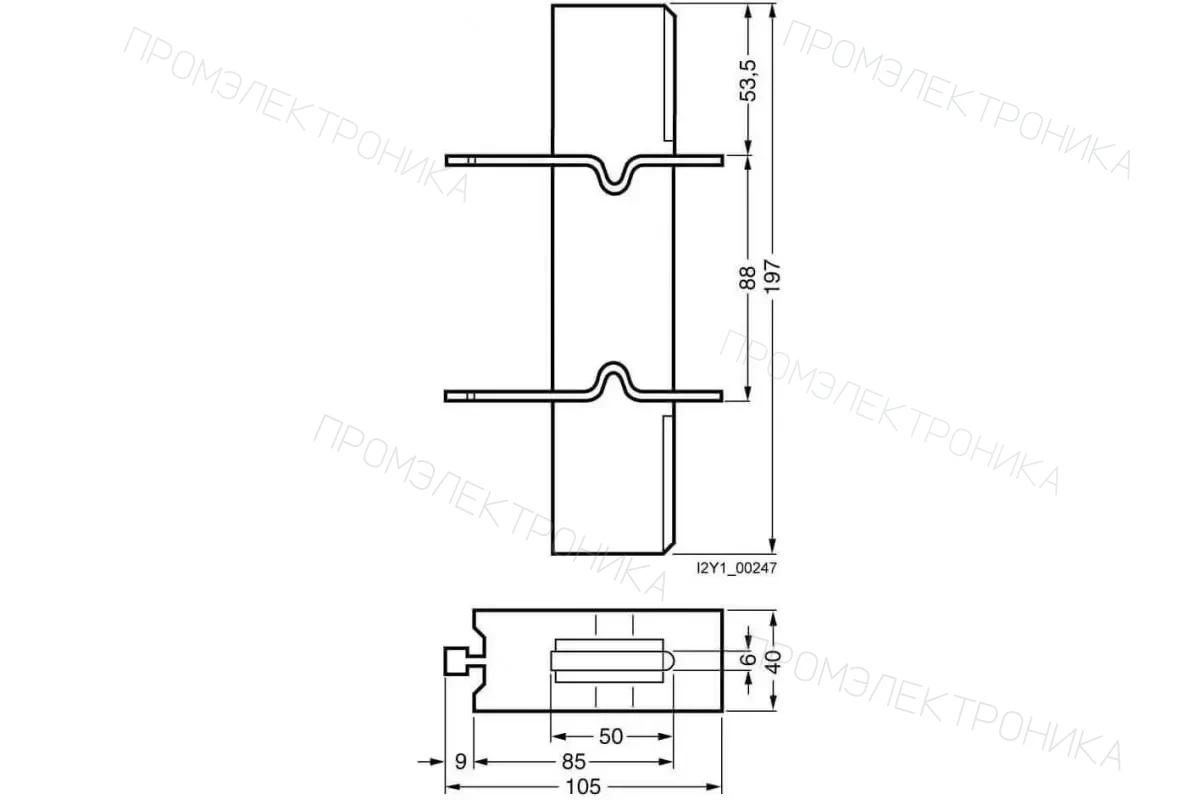 Siemens 3NH3530 — Держатели для плавких вставок LV HRC