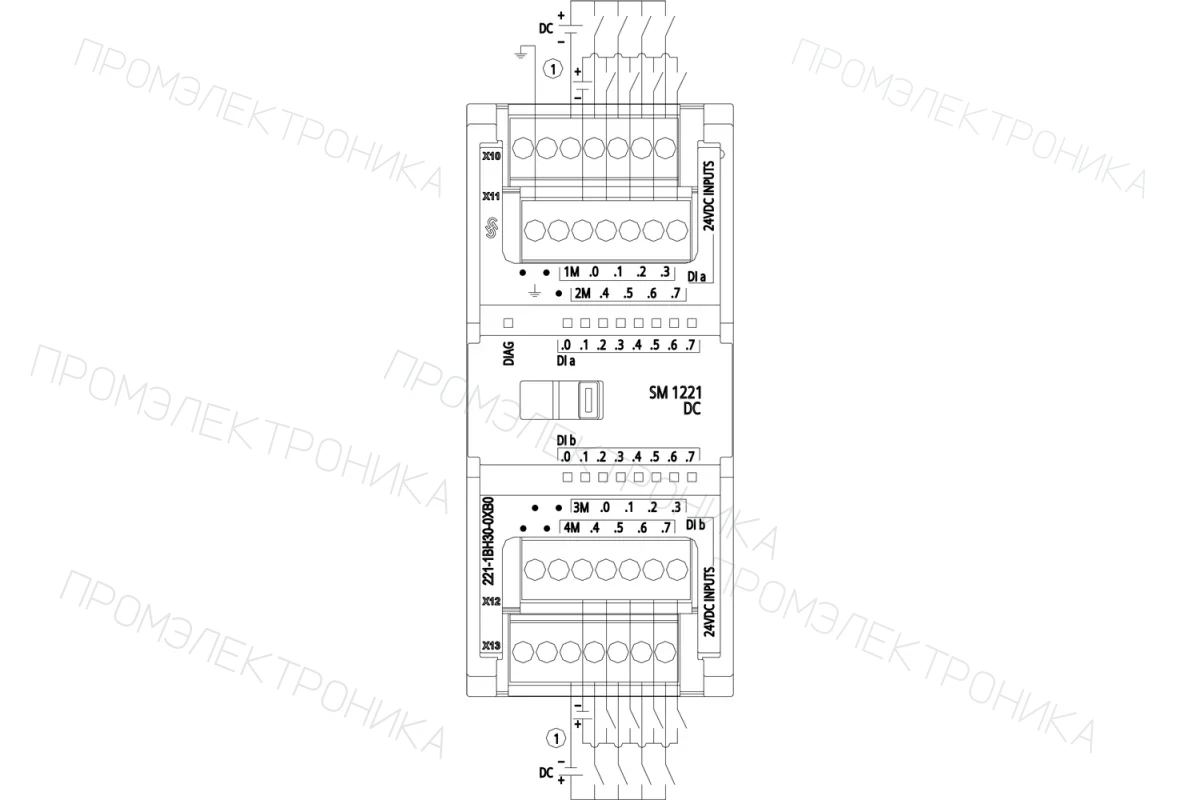 Siemens 6ES7222-1BD22-0XA0 — промышленный компонент