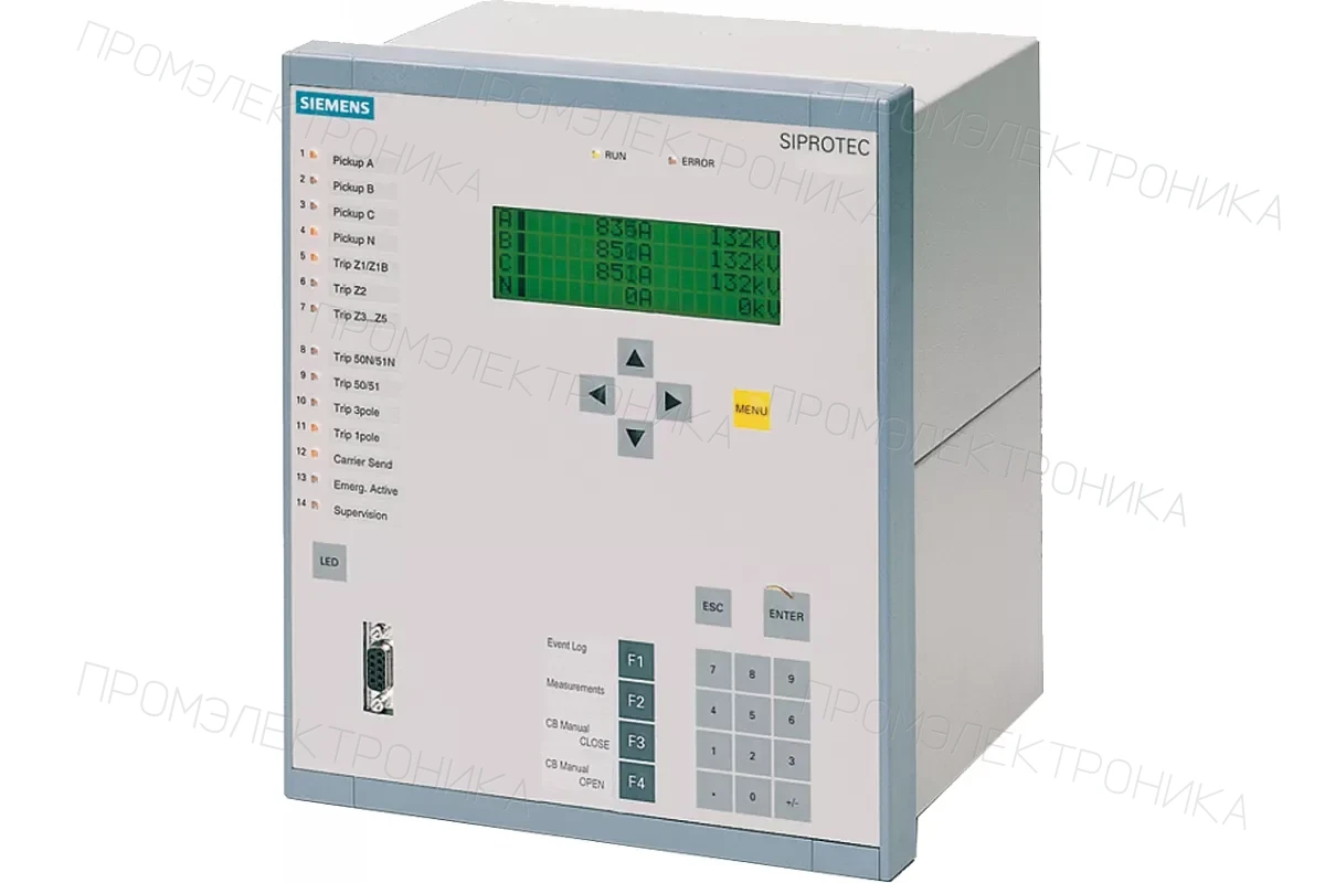 Siemens 7VE6110-.B...-0... — SIPROTEC 7VE6 - 6xU, текстовый или графический дисплей, синхронизация электроэнергетических систем и генераторов