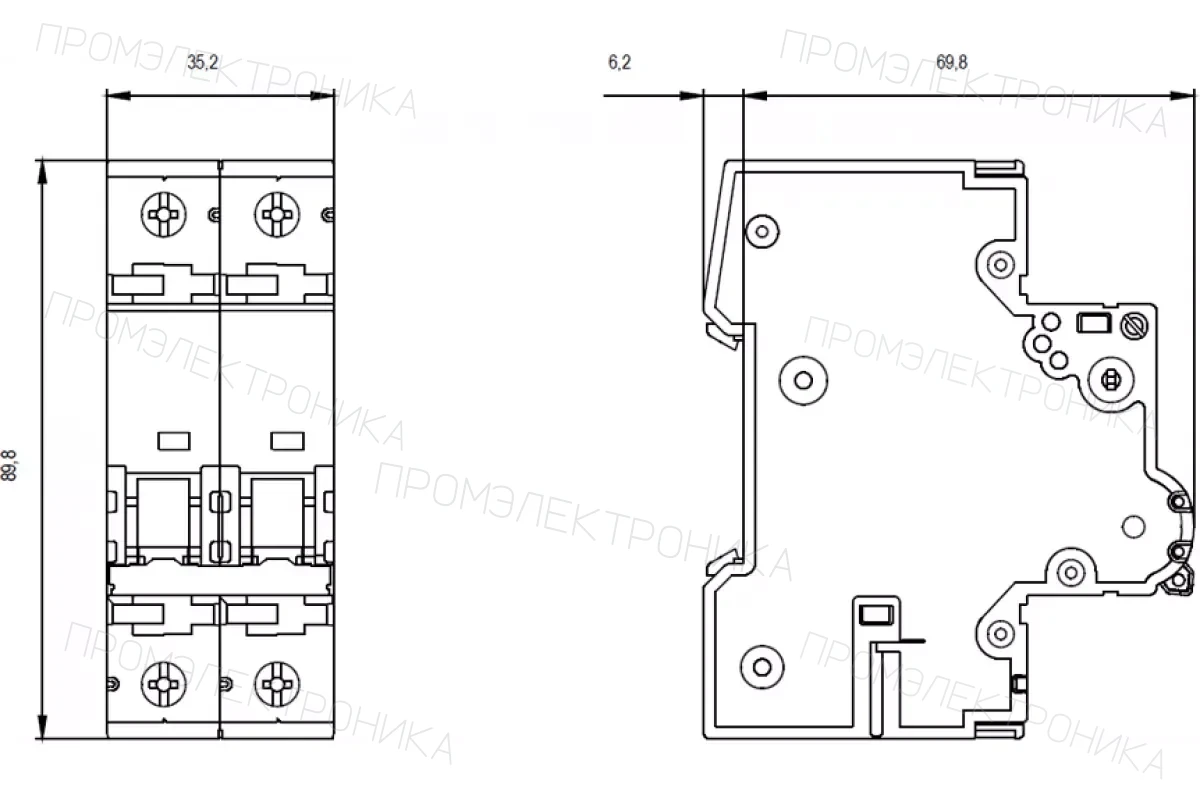 Siemens 5SY6203-8CC — компонент энергетического оборудования