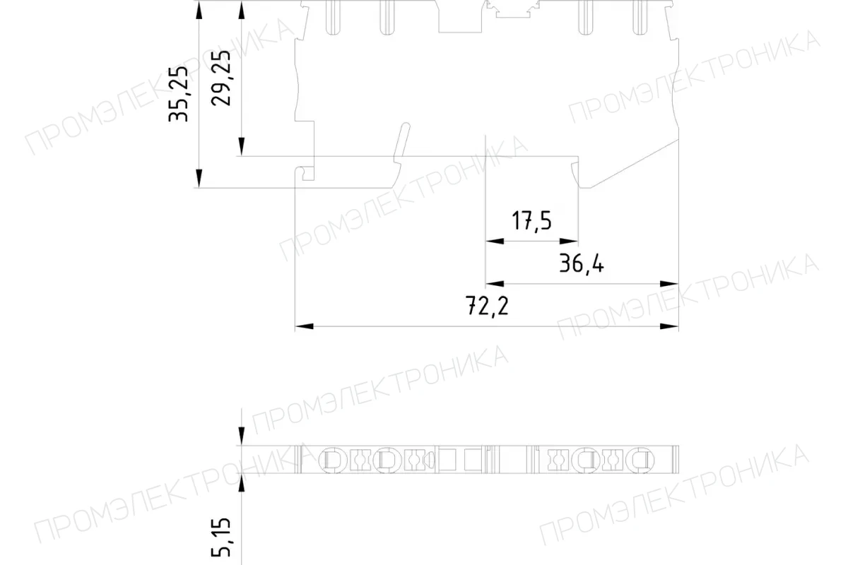 Siemens 8WH6001-4FF00 — Клеммы ALPHA FIX 8WH с втычными зажимами