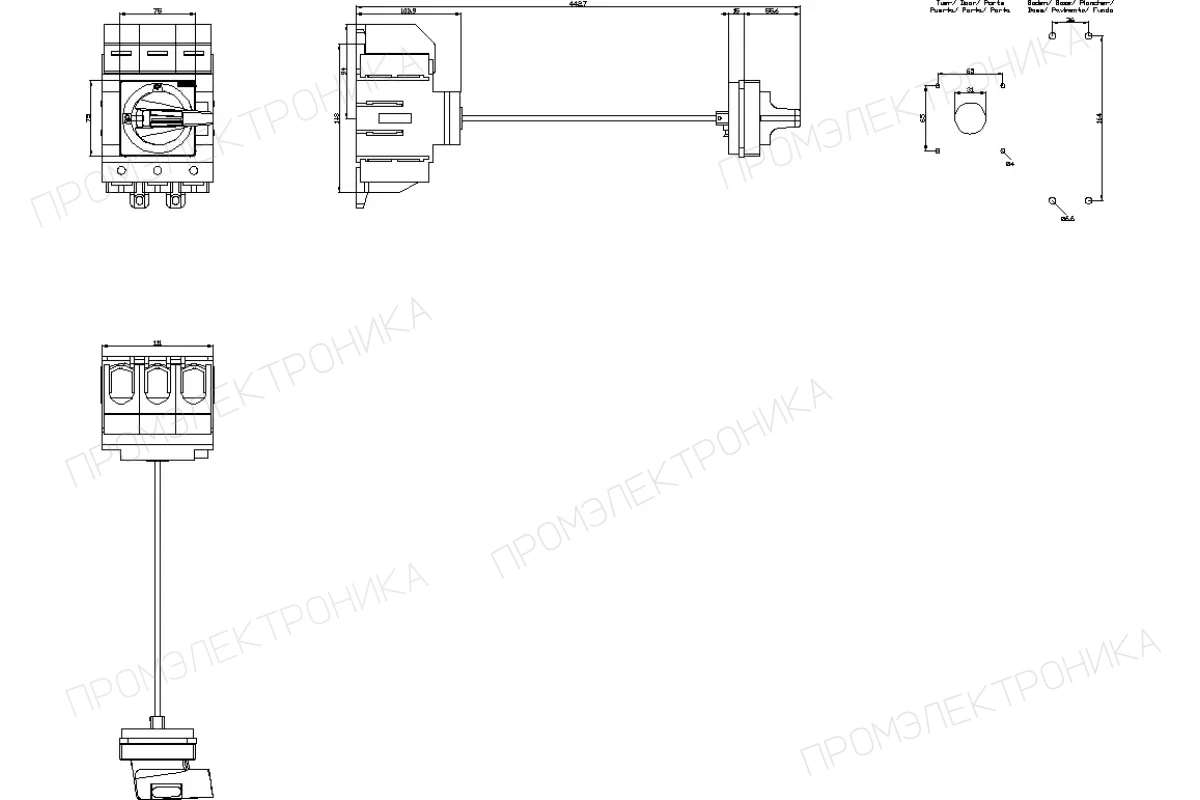 Siemens 3LD5800-0TK11 — компонент энергетического оборудования