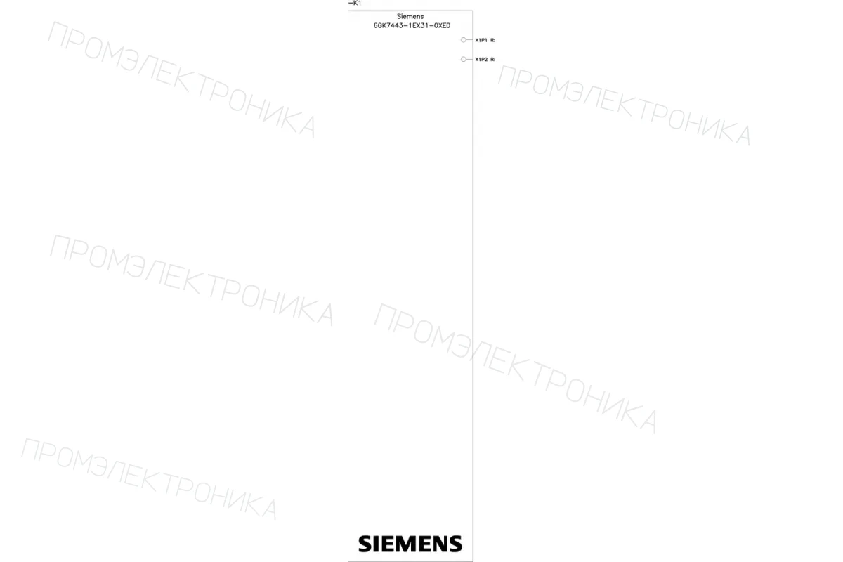 Siemens 6GK6498-0RB00-1AN0 — компонент промышленной автоматизации