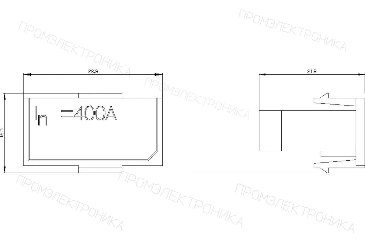 Siemens 3VW9011-0AA30 — Внешний трансформатор тока для нейтрального проводника для