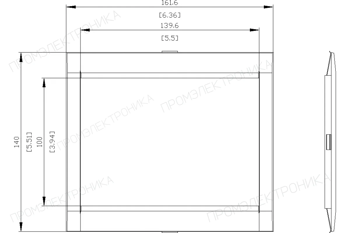 Siemens 3VA9144-0SB10 — Лицевая рамка