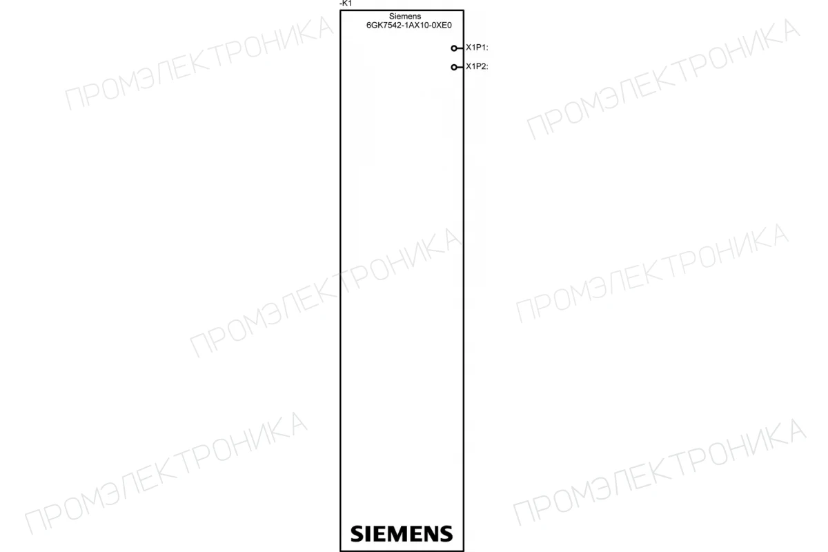 Siemens 6GK6498-0RB00-1CN0 — компонент промышленной автоматизации