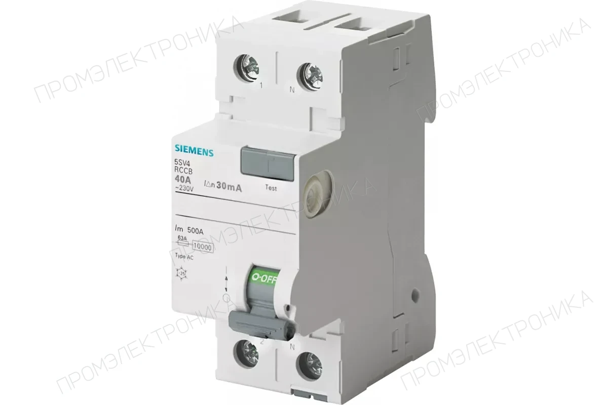 Siemens 5SV4111-0 — УЗО - устройства защитного отключения