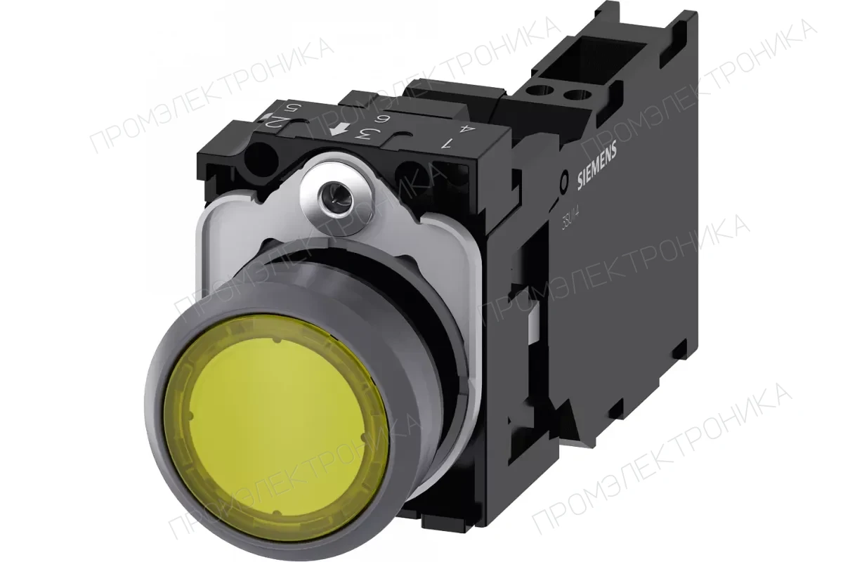 Siemens 3SU1132-0AB40-1BA0 — Кнопка с подсветкой