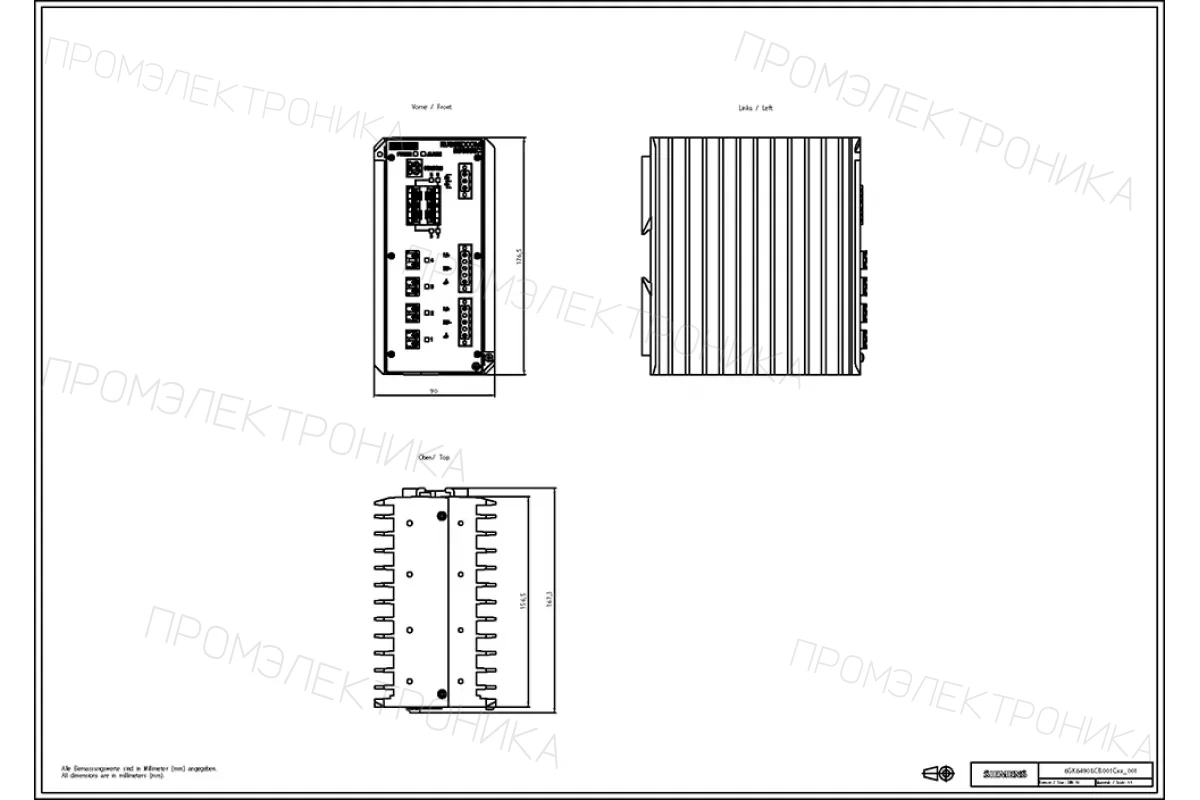 Siemens 6GK6297-8SB00-2AA0 — компонент промышленной автоматизации