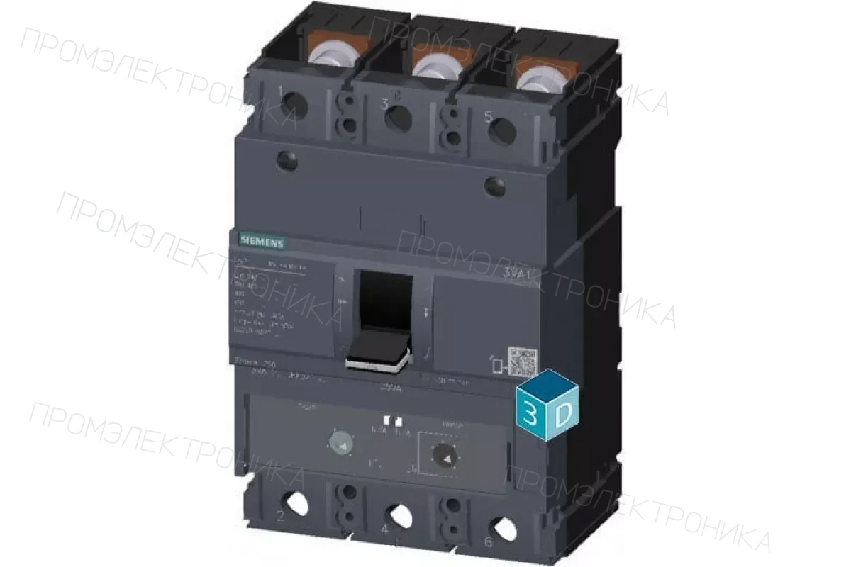 Siemens 3VA1216-5MH32-0AA0 — 3VA автоматические выключатели в литом корпусе до 250 A