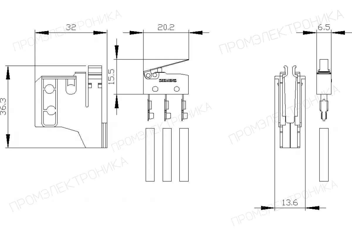 Siemens 3NP1933-1GB30 — Дополнительные принадлежности