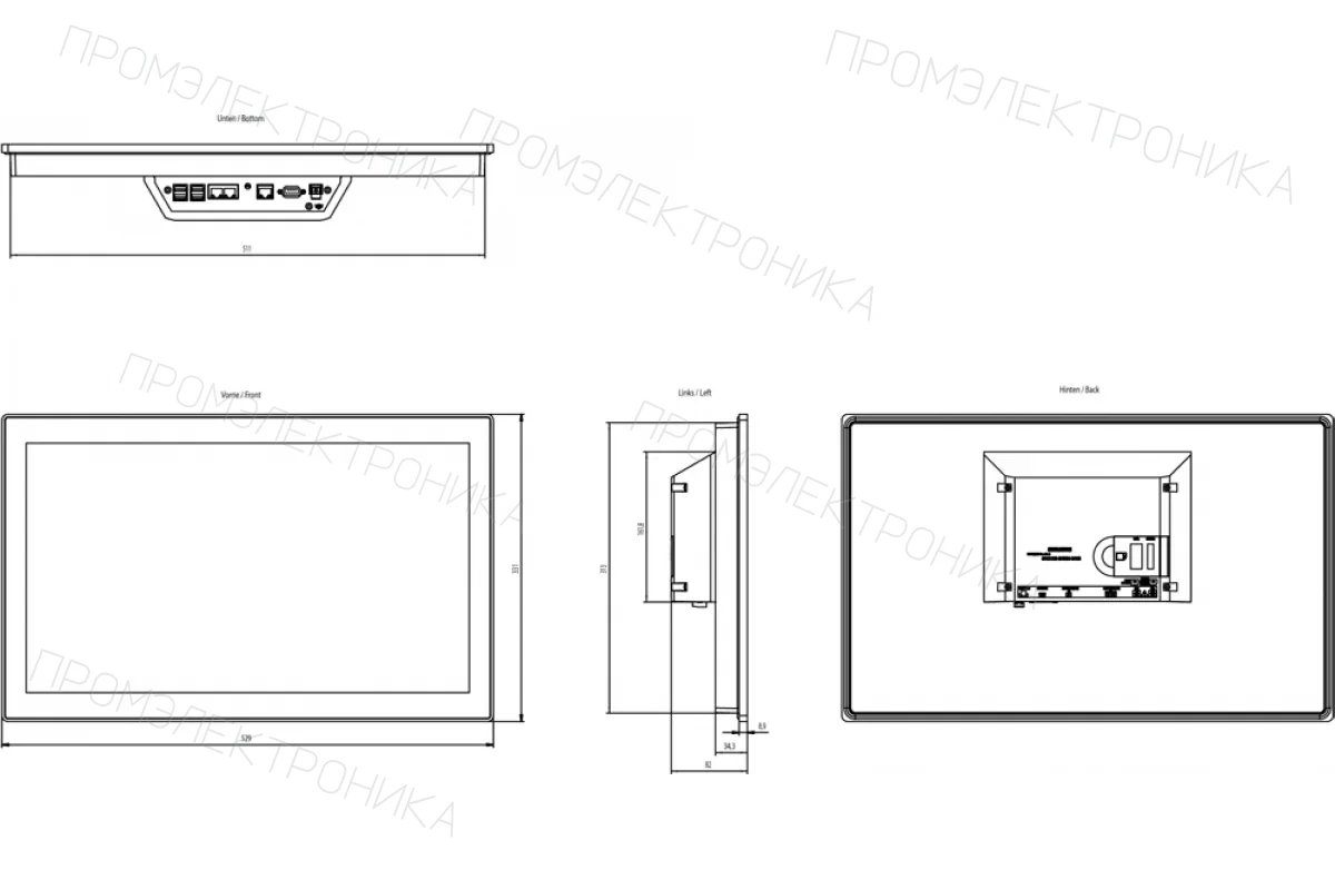 Siemens 6AV2185-5AE13-0GE0 — промышленный компонент