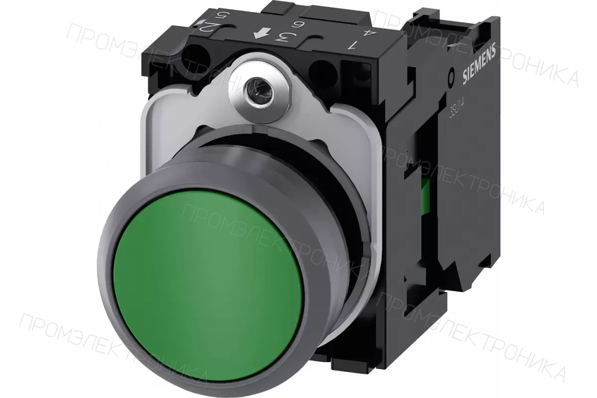 Siemens 3SU1130-0AB40-1BA0 — Кнопка