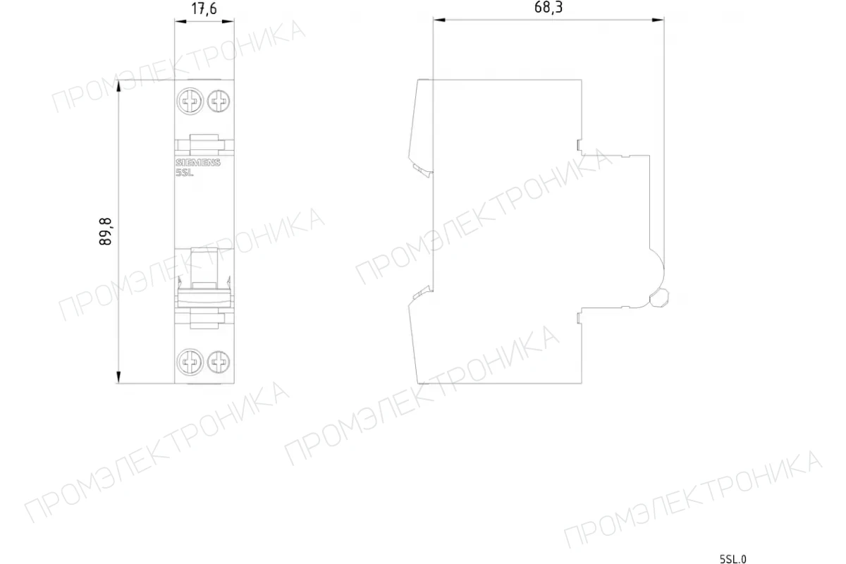 Siemens 5SL3106-7 — Основные устройства