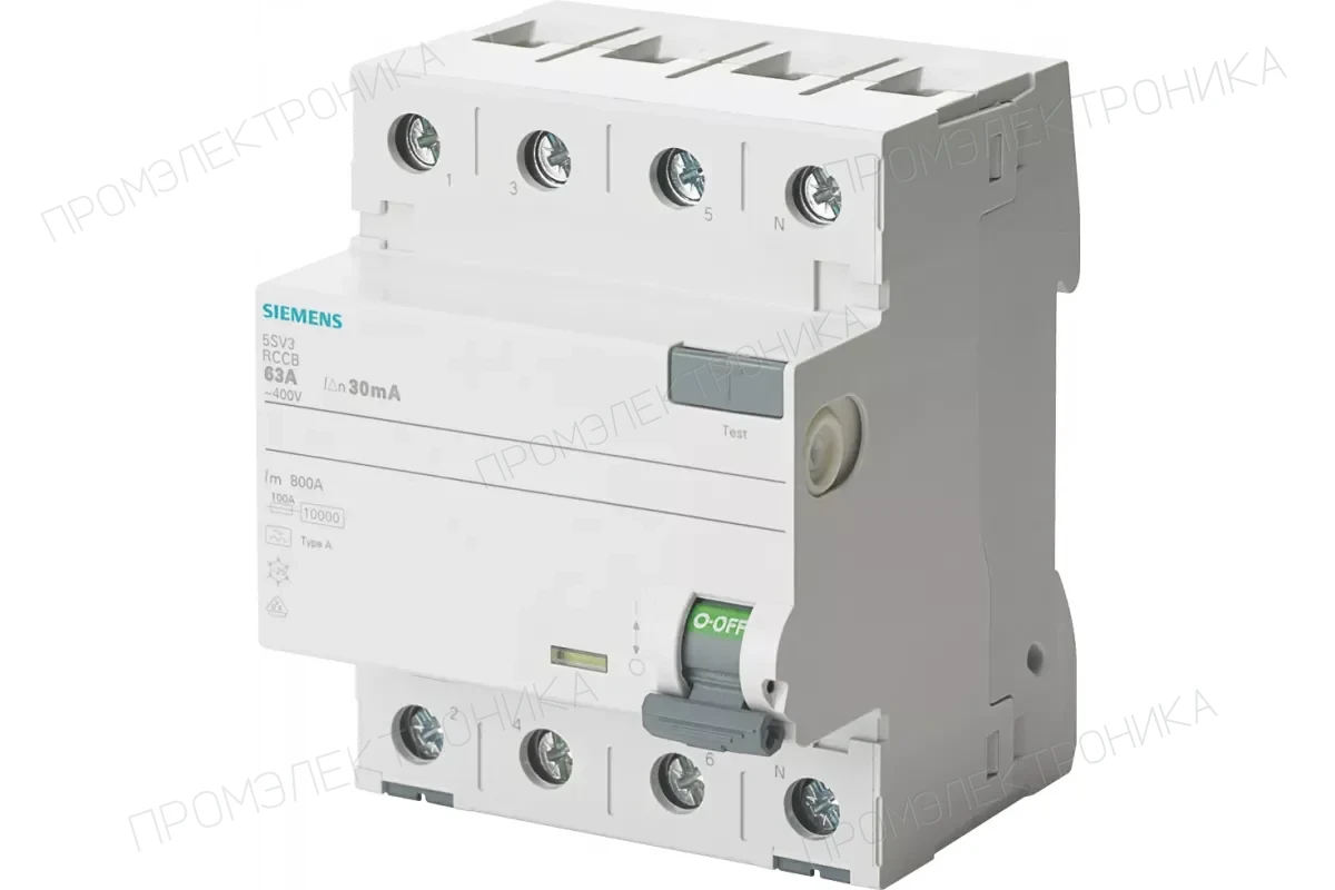 Siemens 5SV3342-6GV01 — УЗО - устройства защитного отключения