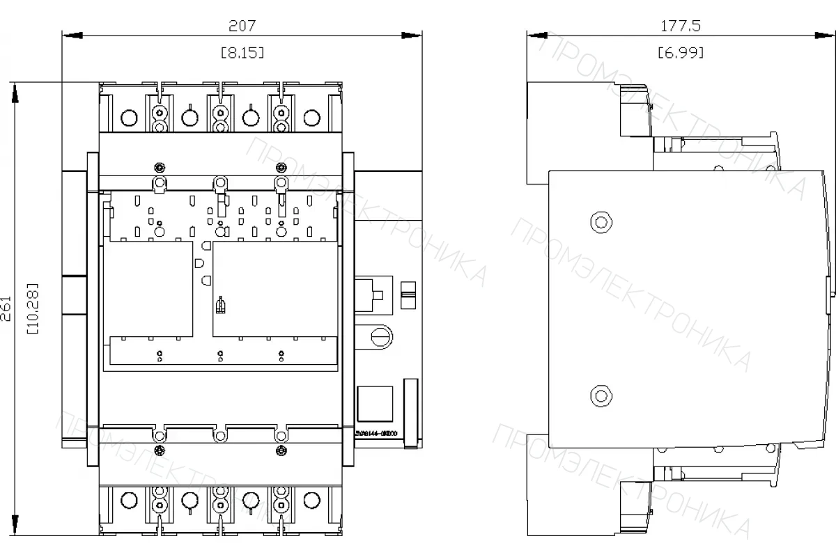 Siemens 3VA9144-0KB01 — Клеммная крышка втычной и выкатной вариант принадлежность для авт