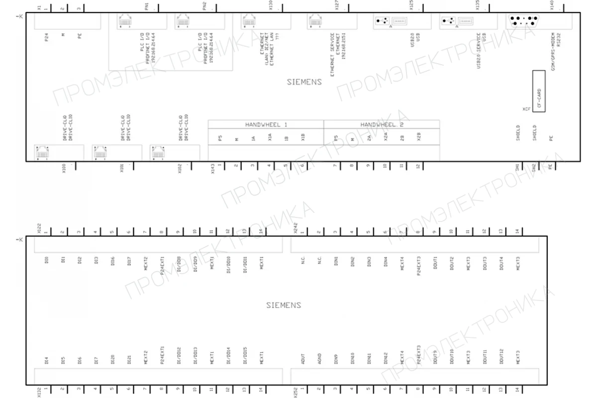 Siemens 6FC5370-0AA00-3AA1 — SINUMERIK 802D SL ВЕРСИЯ T/M PRO ПАНЕЛЬ ОПЕРАТОРА ЧПУ КОМПЛЕКТНО