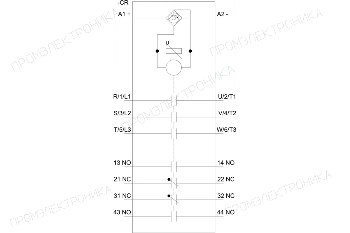Siemens 3RT1946-6D — ЗАПАСНЫЕ КОНТАКТЫ ДЛЯ КОНТАКТОРОВ ТИПОРАЗМЕР