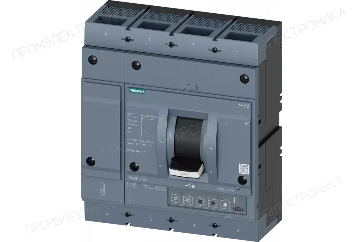 Siemens 3VA2510-5HM32-0AA0 — 3VA автоматические выключатели в литом корпусе до 250 A