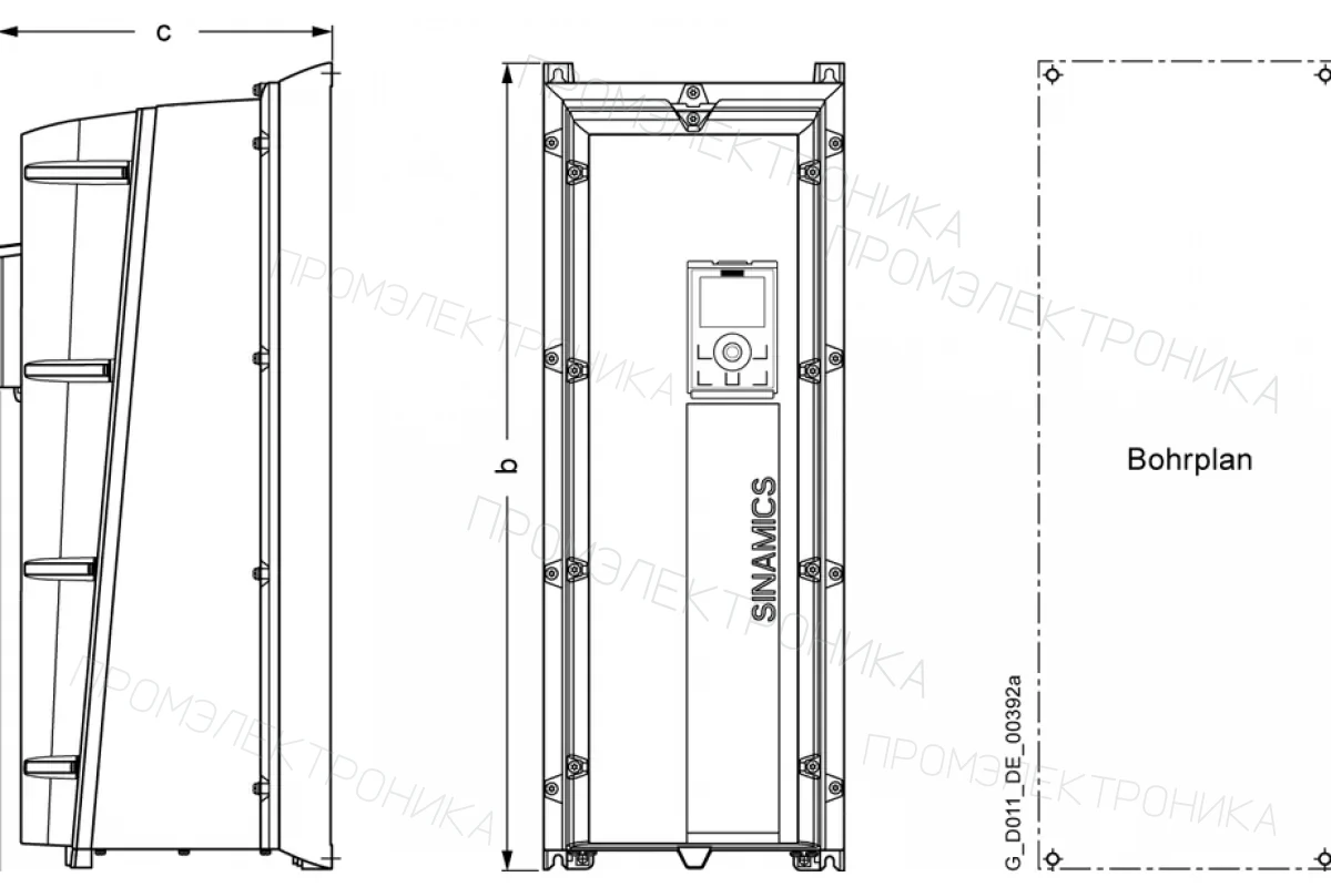 Siemens 6SL3220-3YH66-1CB0 — SINAMICS G120X Номинальная мощность