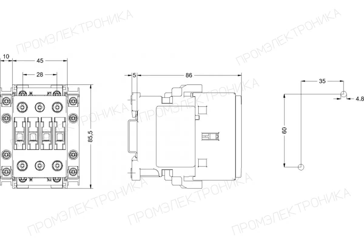 Siemens 3MT8012-1AP02 — промышленный компонент