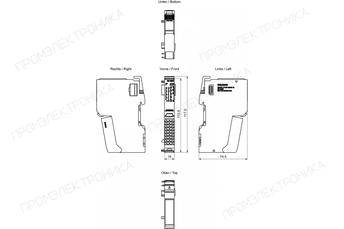 Siemens 6ES7288-3AM06-0AA1 — промышленный компонент