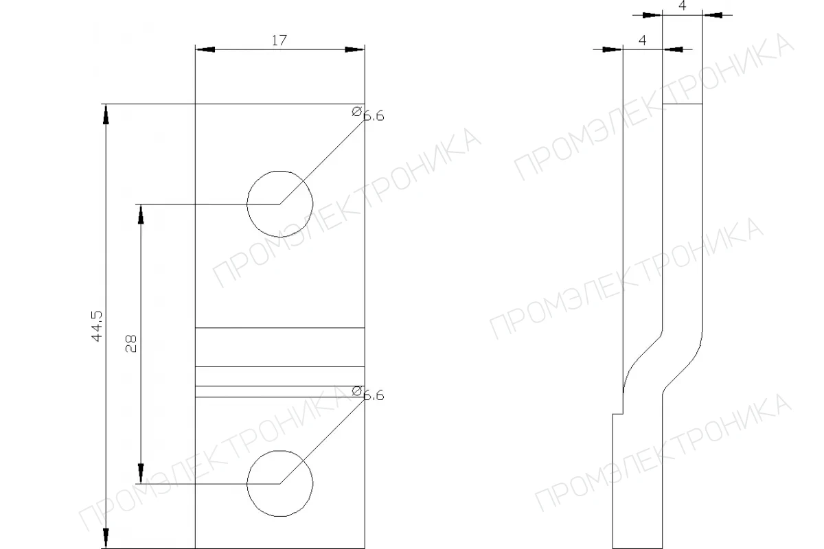 Siemens 3VA9150-0WC00 — Клемма для вспомогательных проводов для шин принадлежность для