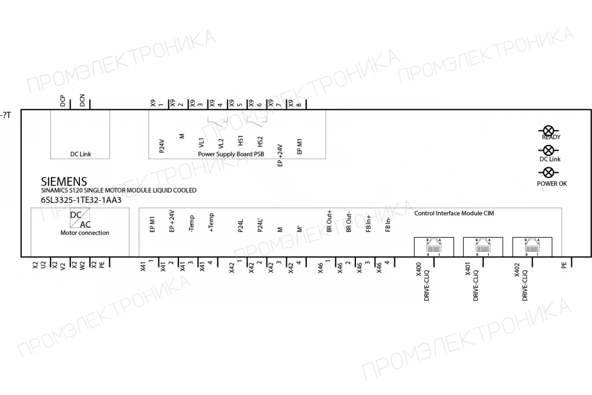 Siemens 6SL3400-1AE31-0AA1 — Модули торможеня компактного книжного формата