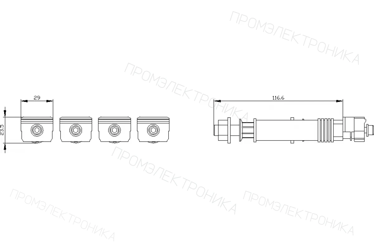 Siemens 3VA9221-0WD30 — Крышка клеммника