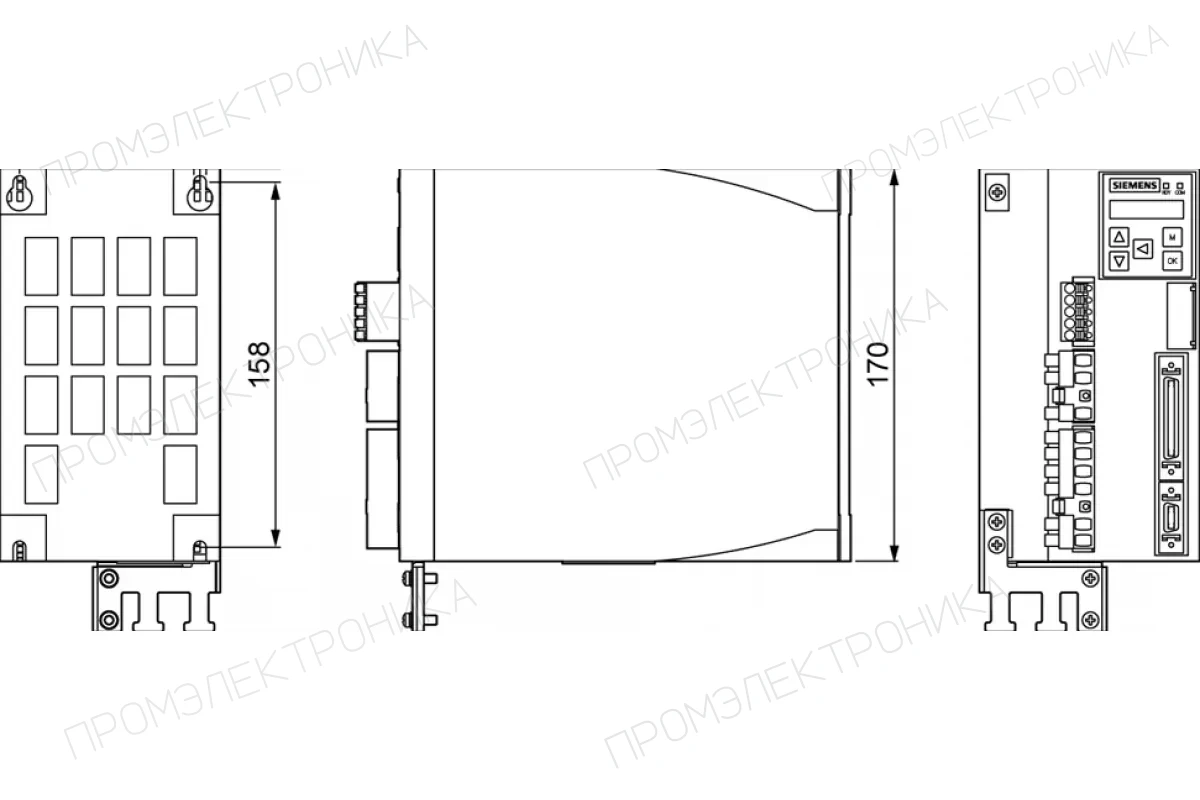 Siemens 6SL3210-5FB10-2UF0 — промышленный компонент