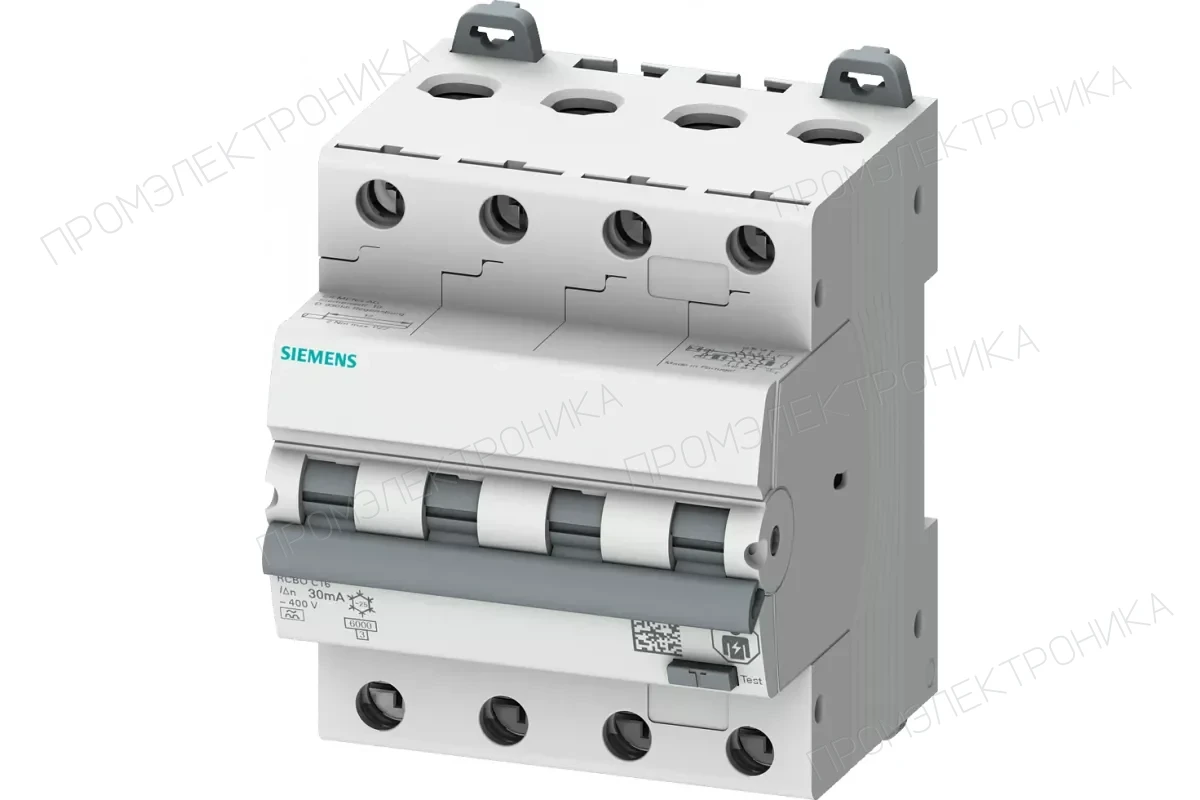Siemens 5SU1374-7DK82 — Дифференциальные автоматические выключатели