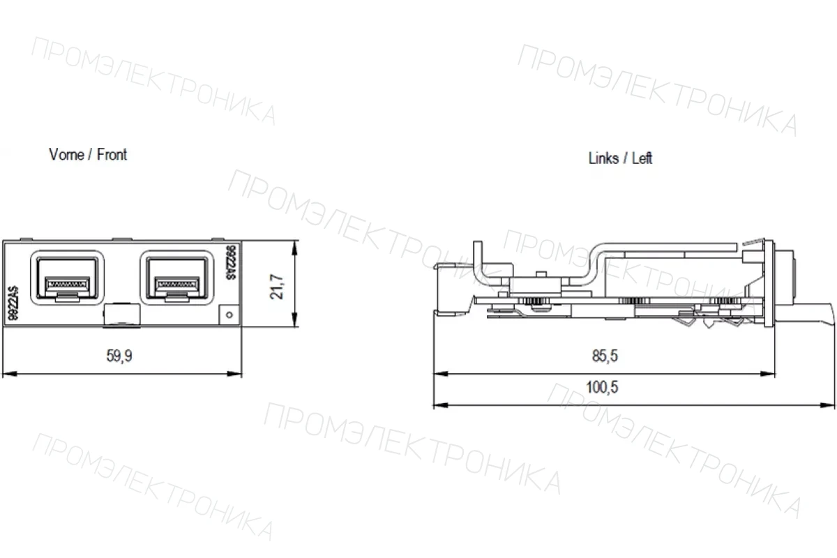 Siemens 6GK5992-2AM00-8AA0 — Конвертирующие модули для SCALANCE X-300