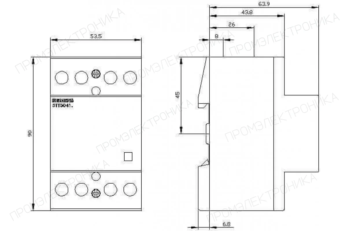 Siemens 5TT5850-6 — Контакторы 5TT5 8